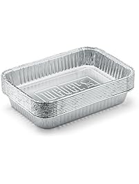 Weber 6415 Small 7-1/2-Inch-by-5-inch Aluminum Drip Pans, Set of 10