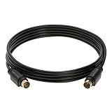 S-Video Cable 4 Pin Male 75 Ohm Patch Cord 6ft 12ft 25ft 50ft for DVD HDTV (6FT)