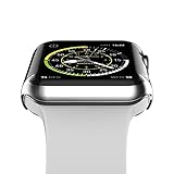 iVAPO Apple Watch Series 3 Case Lifetime Replacement Slim Clear Anti-Scratch PC Hard Screen Protector Cover for Apple Watch Series 3 Series 2 38mm