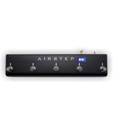 XSONIC Airstep Lite - Controlador sem fio MIDI, HID com 5 Pedais