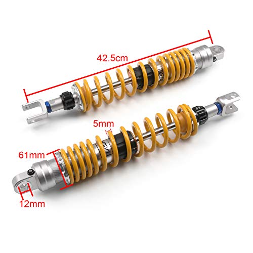 Areyourshop Motorfiets 425mm Achter Luchtschokdempers Schorsing voor H-O-N-D-A Zilveren Wing 600 - Image 3