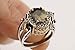 Turkish Handmade Special Design Jewelry 2 rings in 1 ring Reversible Oval Cut Peridot Topaz and Black Onyx 925 Sterling Silver Ladie's Ring All Size