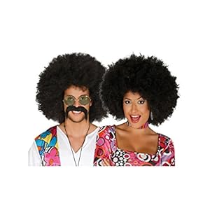 Guirca Peluca rizos Afro, Talla única (4006.0)
