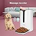 Automatic Cat Feeder Dog and Cat Food Dispenser 6L Capacity Pet Feed Program Up to 4 Meals per Day Digital Timer Voice Record Flexible Portions Power Adapter Operated with Optional Battery Backupthumb 4