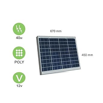 panneau solaire 40w 12v
