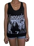 Soundgarden Chris Cornell Vest Tank Top Singlet Sleeveless T-Shirt (Large, Stonewash)