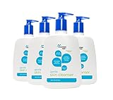 Mountain Falls Gentle Skin Cleanser for All Skin Types, Fragrance Free, Pump Bottle, Compare to Cetaphil, 16 Fluid Ounce (Pack of 4)