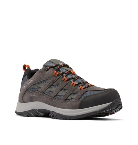 Columbia Men's Crestwood Waterproof, 2024 Graphite/Dark Adobe, 8
