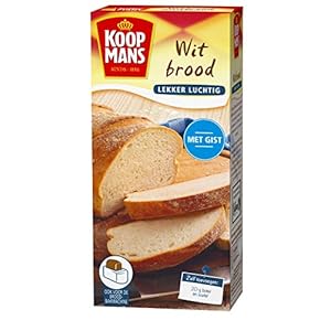 Koopmans Wit brood mix (10x 450g multipack), mix geschikt voor 1 brood of 10 zachte witte bolletjes (oven en…