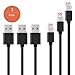 USB Type C Cable, 3pack Extra Long 3Ft 5Ft 6Ft Black USB C Data & Charing Cord for ZTE Zmax Pro Z981, Zmax Pro Champ, Max XL DUO,Blade Max 3/X Max/v8 Pro, Axon 7/ 7 Mini and other USB C Device