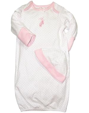 Girls Prima Ballerina Baby Gown and Cap Set by Little Me