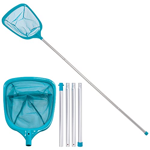 U.S. Pool Supply Leaf Skimmer Net with 5 Foot Pole