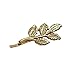 Pixnor 10PCS Europe and the United States Hair Jewelry Hair Clips Athena Olive Branch Leaves Barrettes Bobby Pin Hairpins Hair Ornaments Hair Accessories Beautiful Bride Headwear Edge Clip Clamps