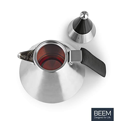 Beem Pyramid Samowar Teekocher aus Kunststoff und Edelstahl in der Farbe Schwarz-Silber 4L, MaÃe: 31cm x 36cm x 46cm, 01108 – Bild 7