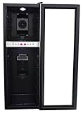 HOMEIMAGE DUAL-ZONE Thermal Electric Wine Cooler with Stainless Steel Door & Wooden Rack for 27 Bottles - HI-27SS