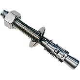Mighty Fasteners 304 Stainless Steel Wedge Anchors 3/8" X 3" - 5 Pack | Corrosion-resistant wedge anchors for deck railings, pergolas, gazebos, fence posts, and stair railings.
