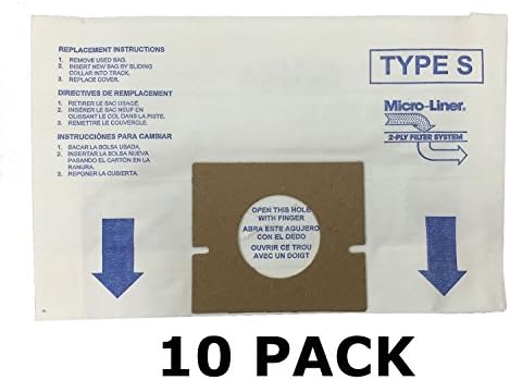 10 ALLERGEN Bags for HOOVER Vacuum Windtunnel, Futura, and Spectrum TYPE-S