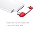 Power Bank,HAME 4000mAh T5 Portable 2.0A Power Bank Compact Mini External Battery with Smart Charger Technology for iPhone 6s Plus 5S 5C, iPad Air 2 Mini 3, Samsung Galaxy S6 S5 S4 Note 4 3, HTC One M9 (White and Red)