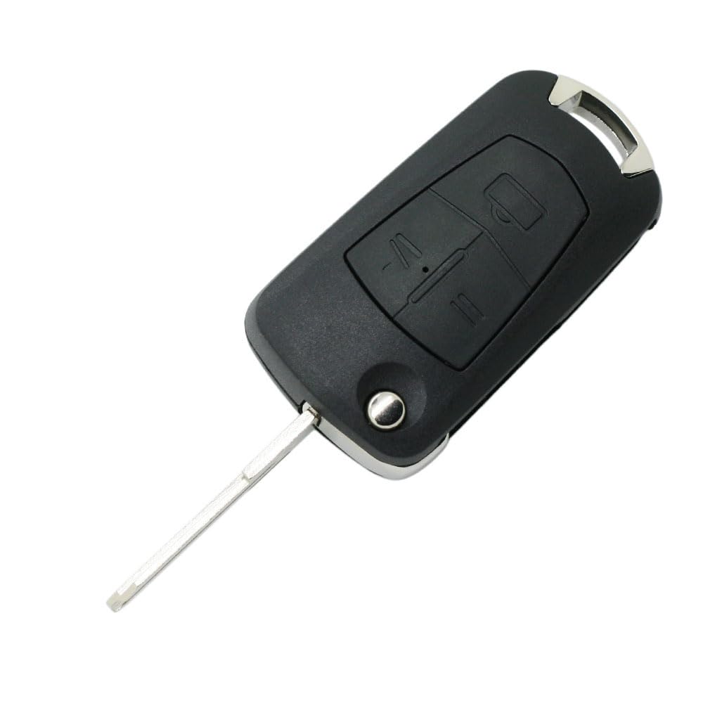 BROVACS Modified Upgraded Flip Key Shell Compatible with OPEL VAUXHALL 3 Button Keyless Entry Remote Key Case Fob SS623C