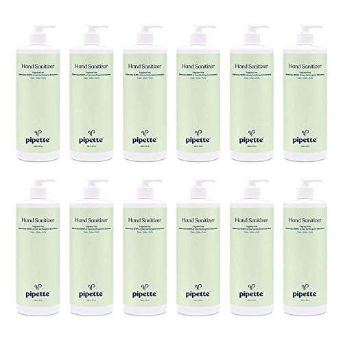 Pipette Hand Sanitizer Gel, 65 Alcohol, Moisturizing, NonSticky, No
