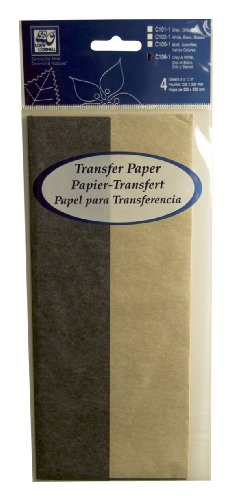 Loew-Cornell 106-1 Grey and White Transfer Paper, 9-Inch-by-13-Inch