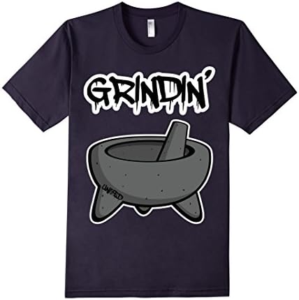 Men's Molcajete Grindin' Mexico Shirt Large Navy