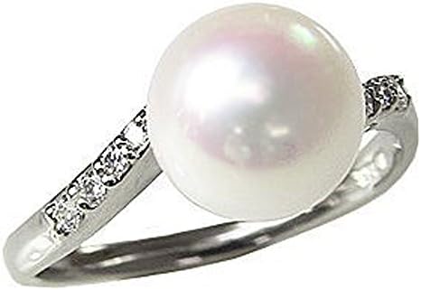 パール 真珠 プラチナ Pt900 New売り切れる前に レディース オーロラ天女 リング