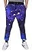 Westkun Men's Galaxy Gym Sport Joggers Sweatpants/Shirts,Universe,X-Large