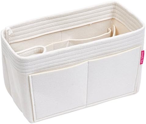 Handbag Organizer, Purse Organizer, Insert, Liner, Felt Structure Shaper X-Large, Extra Large, Light Beige