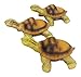 Goodman and Wife Set of 3 Poly Resin Turtle Shaped Pot Feet or Planter Risers (Medium Size Turtle Shape Each Measures 3 inches Long, 1.5 inches Tall)