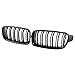 Brand New Gloss Black Front Double Line Kidney Grille Grills For BMW 3 Series F30 2012-ON