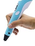 Soyan 2nd Generation 3D Printing Pen for Doodling, Art & Craft Making, 3D Modeling, with LCD Display and Temperature Control, Comes with 30 Grams 1.75mm ABS Filament (Blue)