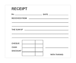 Silvine Carbonless Duplicate Receipt Book