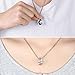 UHIBROS His & Hers Matching Set Titanium Stainless Steel Couples Pendant Necklace