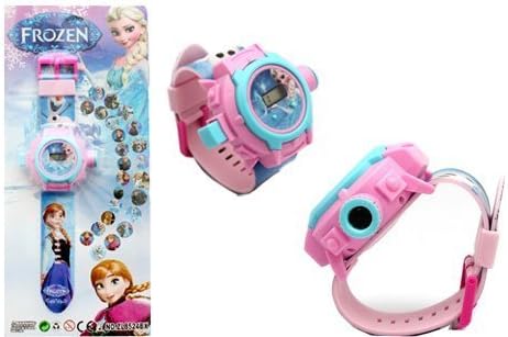 RVold VE 24 Images Frozen Projector Girl's Digital Toy Watch (Colour May Vary)