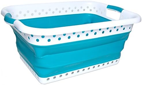 Smart POP UP Collapsible Laundry Basket – Space Saving Foldable Storage Container – EASY to use and carry – Versatile Portable Organize