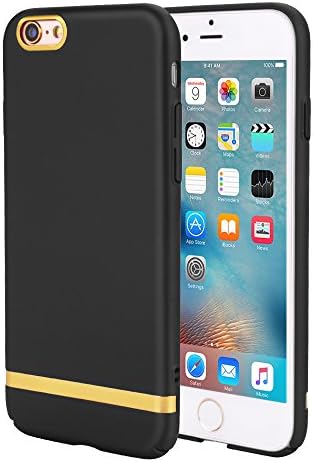 iPhone 6 Case, iPhone 6s Case, Ultra Slim Anti-Scratch Protective Phone Cover Case for Apple iPhone 6/6s (4.7" Black)