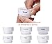 Qihui Leak Proof Silicone Toiletry Travel Bottles Set Protable Squeezable and Refillable Bottle Container FDA Certificated TSA Approved BPA Free Airline Carry-Ons (36ml 4pack)