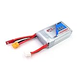 GNB 550mAh 3S LiPo Battery 80C 11.1V XT30 and JST Connector for Brushless FPV Racing Drone Like Torrent 110
