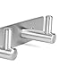 Wall Mount Coat Hook,8 Hooks Heavy Duty Coat and Hat Hook Rail,Stainless Steel,Ultra Strong Life-Long Lasting Hanger for Robe Coat Towel Keys Bags Home Kitchen Bathroom Garden Garage