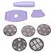UNKE 1Set Nail Art Stamping Stamper Kit 5 Styles Polish Stamp Decoration