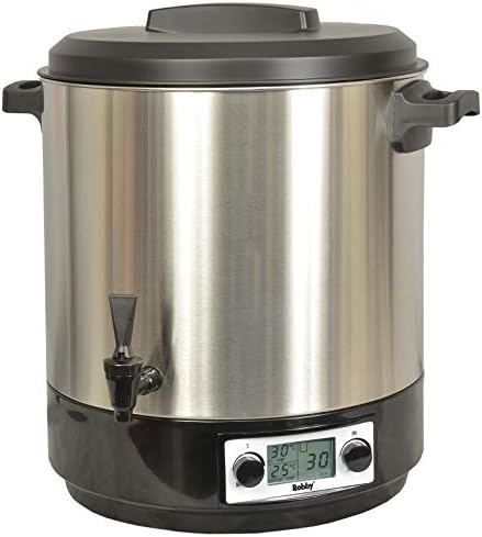 Robby - steri pro inox xl lcd - Stérilisateur électrique lcd avec robinet et minuteur 31l 2000w inox