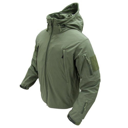 Condor Outdoor COP-602-001-XS Summit Softshell Jacket, OD Green - Extra Small