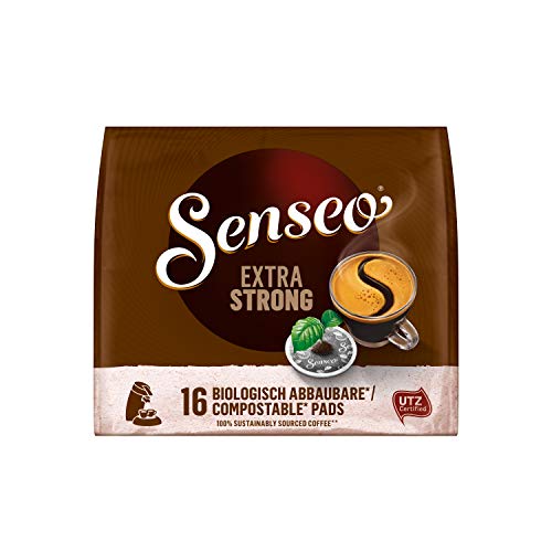 Senseo Extra Strong Dark Roast Coffee Pods, 16 Count (Pack of 5