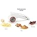 Orecchi Rotary Cheese Grater with Three Interchangeable Drums - Vegetable Cutter Slicer and Shredder