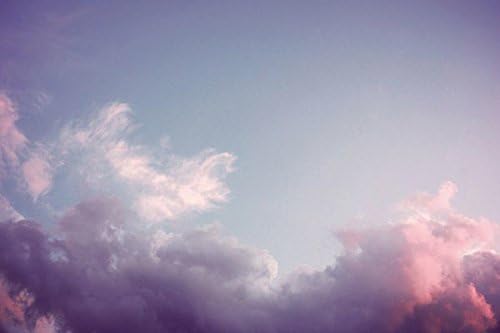 Nature Poster Canvas Art Print (35x24inch) - Sky clouds pink