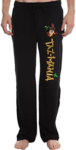 XINGJX Men's taz mania Running Workout Sweatpants Pants L Black
