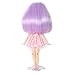 Wigs Only! Babe Purple Lavender Soft Synthetic Blythe Pullip Baby Doll Wigs