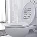 Vinyl Wall Art Decal - Please Remain Seated for The Entire Performance - 9.17