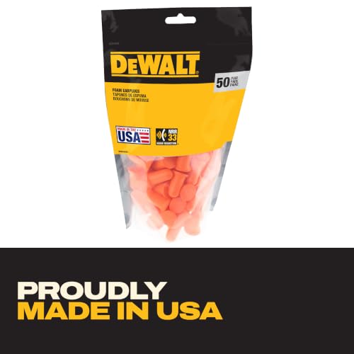 DEWALT Bell Shaped Foam Earplugs NRR 33 - Made in USA - photo 11
